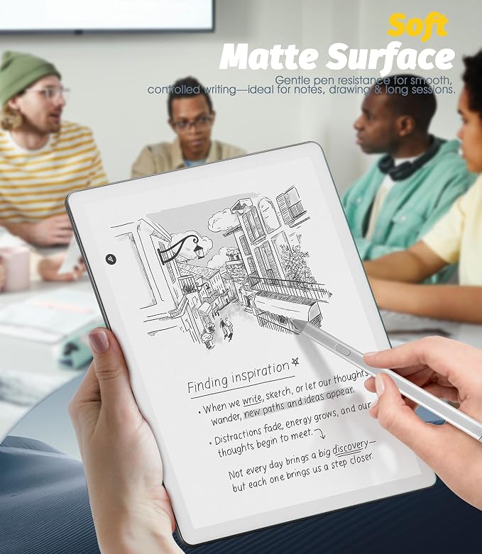 Orzero (4 Pack Anti-Glare Matte Screen Protector Compatible for Scribe 2025/Scribe Colorsoft 2025/Scribe without Front Light 2025 11 inch Premium Soft PET Anti-Fingerprint Bubble Free Anti-Scratch