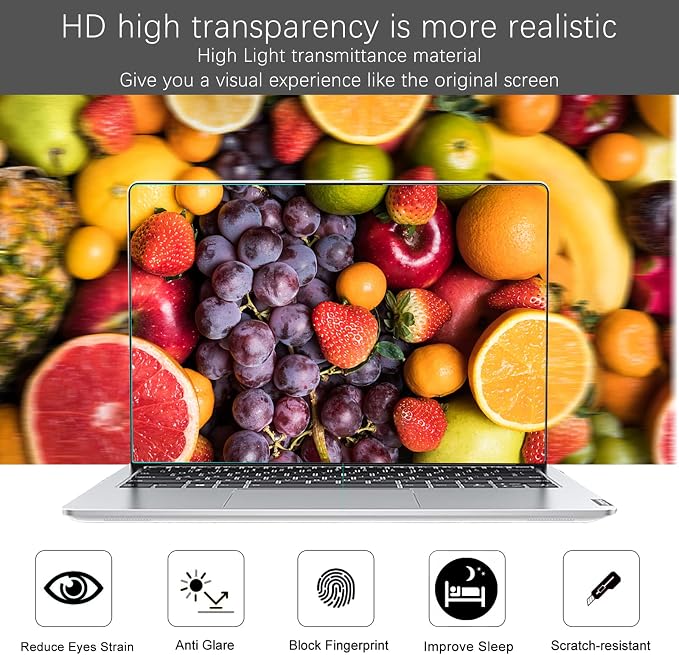 KEANBOLL 3 Pack 14 Inch Anti Glare Screen Protector for 14“ Lenovo Hp Dell Acer Asus Samsung etc 14 inch 16:9 Aspect Ratio Laptop-Anti Glare Anti Fingerprint Filter