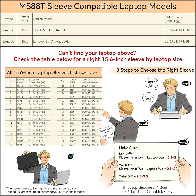 Smatree MS88T Hard Protective 15.6 inch Laptop Case Compatible for 16 inch ASUS ROG Zephyrus G16 2026/2025, for DELL 16 Premium DA16250/16 Plus DB16250, for HP OmniBook 7 Flip 2-in-1