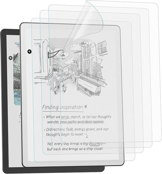 Orzero (4 Pack Anti-Glare Matte Screen Protector Compatible for Scribe 2025/Scribe Colorsoft 2025/Scribe without Front Light 2025 11 inch Premium Soft PET Anti-Fingerprint Bubble Free Anti-Scratch