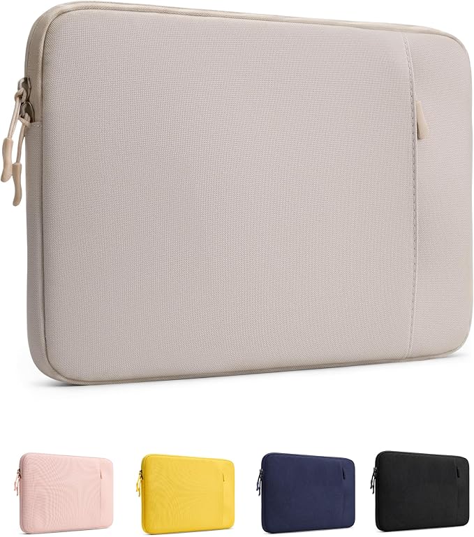 ProCase Laptop Sleeve for MacBook Neo 13 inch 2026 (Model A3404, A18 Pro), Protective Case with Soft Lining, Slim Travel Sleeve with Pocket for Accessories, Tailored for MacBook Neo 13” -Silver