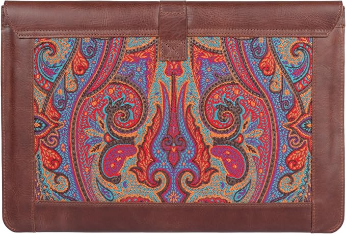 LONDO Leather Sleeve Compatible with MacBook Pro 16 & MacBook Pro 15 Inch (M5, M4, M3, M2, M1, Pro, Max), Premium Top Grain Leather Laptop Bag, 2020 to 2026 Models