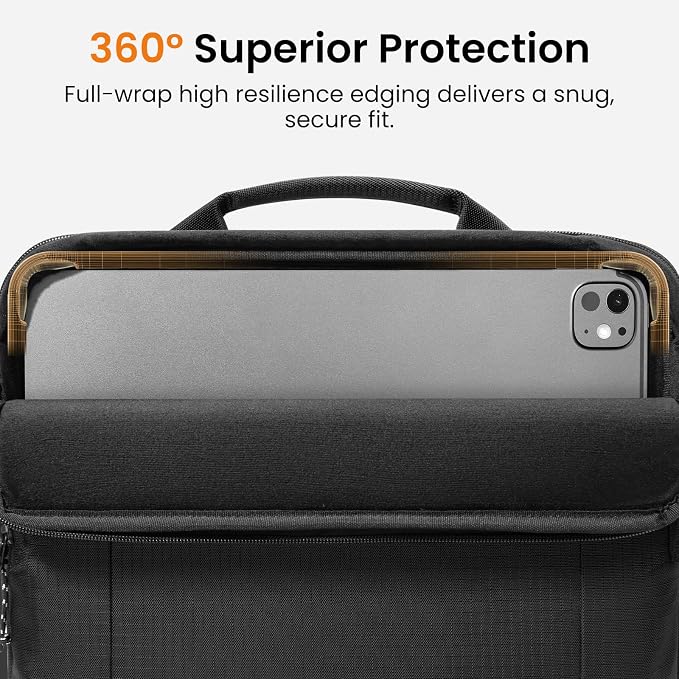 tomtoc 360° Protective Laptop Case for 14-inch MacBook Pro M5 Pro/Max (2026) A3426 A3427 A3434, M4/M3/M2/M1 A3112 A3401 A3185, Water-Resistant Laptop Sleeve with CornerArmor, Fits 13.8" Surface Laptop