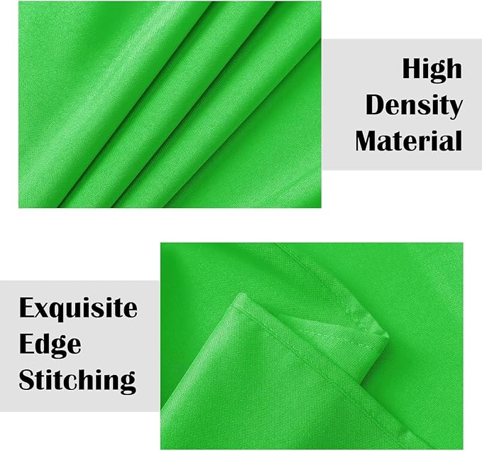 Sugargirl 10X10FT Green Backdrop Background for Photography, Photo Backdrop Green Screen Photo Booth Backdrop for Photoshoot Party Video(1 Panel)