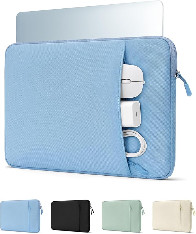 ProCase Laptop Sleeve 14" for MacBook Pro 14-Inch M5/M4/M3/M2/M1 Pro/Max 2026-2021, Computer Case Also Compatible with 14" HP Dell ASUS Lenovo Acer Chromebook -Airblue