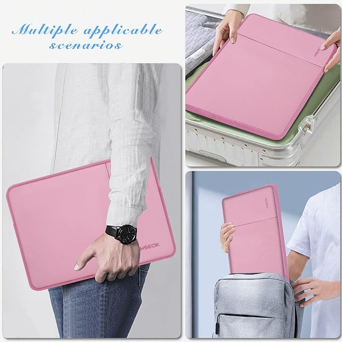 Hseok Laptop Case 13.3-14 Inch Sleeve, Water-Resistant Computer Bag Compatible with MacBook Neo/Pro 14" M5/M4/M3/M2/M1 and All 13.3" Mac Air/Pro, XPS 14 and Most Popular 13.3"-14" Notebook，P01K01
