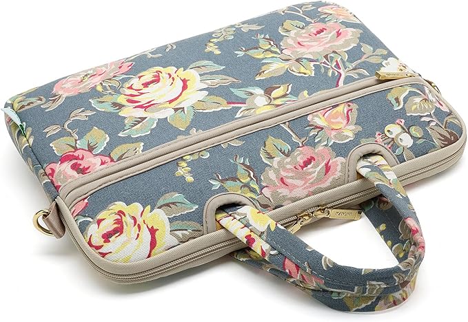 kayond Blue Water Hyacinth Patten water resistant Laptop Shoulder Messenger Bag Case Sleeve for 14 Inch 14.1 Inch Laptop,Laptop Briefcase