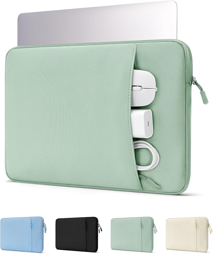 ProCase Laptop Sleeve 14" for MacBook Pro 14-Inch M5/M4/M3/M2/M1 Pro/Max 2026-2021, Computer Case Also Compatible with 14" HP Dell ASUS Lenovo Acer Chromebook -Willow Green