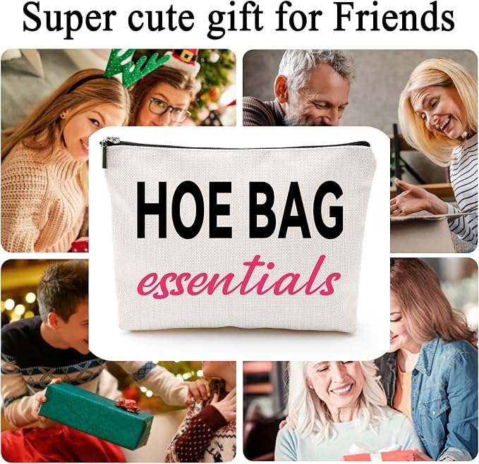 ZUYUROU Funny Gifts for Women, Friends, Hostess Gift Ideas Cool Gifts for Women Girls Birthday Gift Ideas Gag gifts Girls Weekend Overnight Fun Makeup Travel Bag Cosmetic Bag