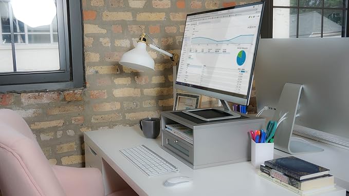 Victor Monitor Riser, S1175 (Classic Silver)