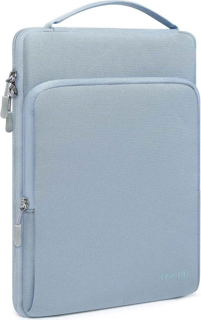 HYZUO 14-15 Inch Laptop Bag Sleeve for MacBook Air 15 M5 A3448 M4 M3 M2 2026-2023, MacBook Pro 15, XPS 14/15 Plus, 15" Surface Laptop, Notebook Case for 14" Dell HP Lenovo Asus Acer, Pale Blue