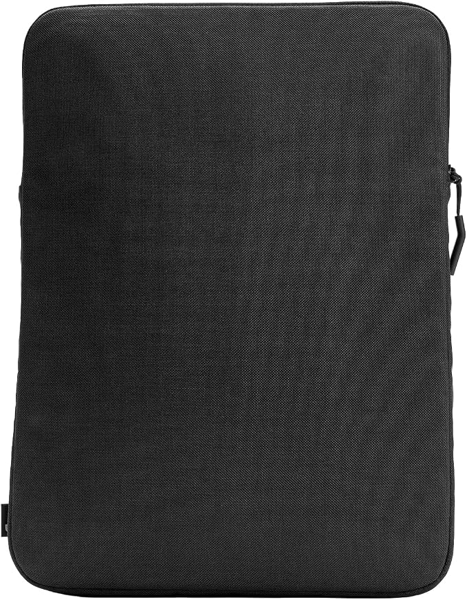 Incase Crosstown Sleeve with Woolenex – Vertical Orientation, Cushioned Protection, Durable Construction, External Slip Pocket – PC/Mac Sleeve (Black, 14" MacBooks/Laptops)