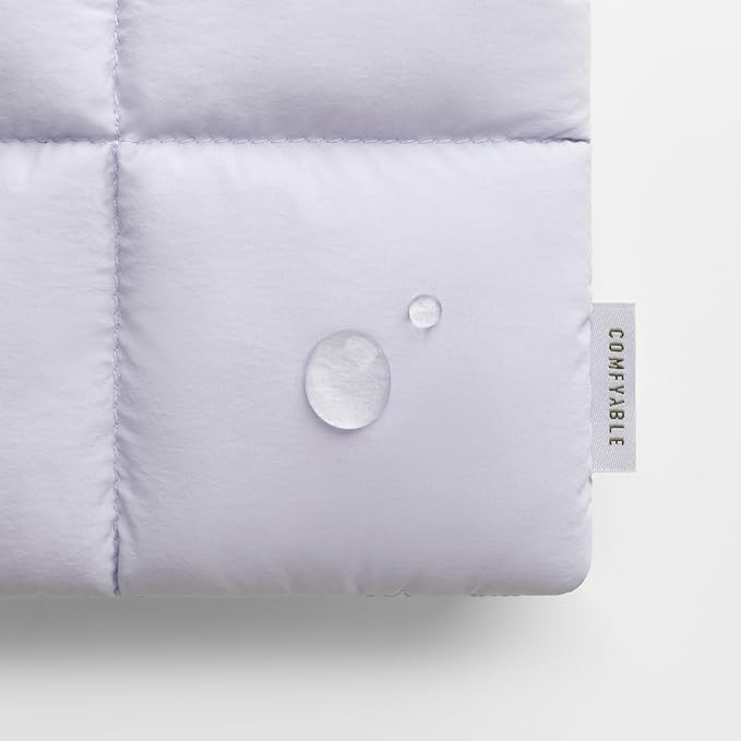 Comfyable Puffy Laptop Sleeve 13 Inch 14 Inch, Quilted Puffer Laptop Carrying Case for Women, Pillow Case Compatible with MacBook Air/Pro M5 M4 M3 M2 Pro/Max 2026, 13" MacBook Neo A18, Lavender