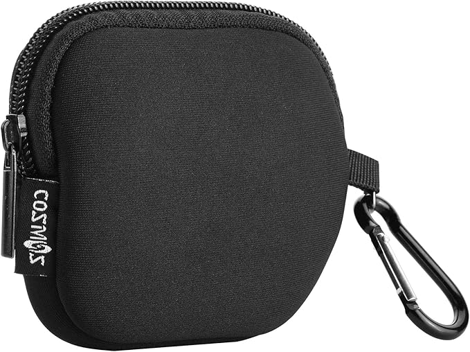 CM Pack of 2 Mini Pouch Case Bag Small Travel Storage Carrying Bag Compatible with MagSafe Power Adapter, Laptop Accessories Cables, Cords, USB Drives, Earphones