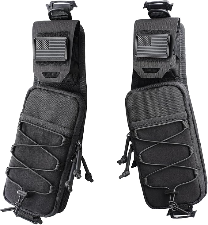 WYNEX Molle Backpack Accessories Pouch of Curve Design Version, Tactical Backpack Strap Pouch Hiking Backpack Attachment Pack