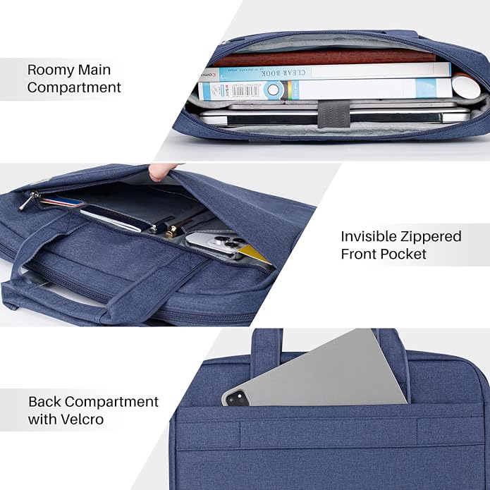 BAFFINA Laptop Shoulder Bag 15.6 16 17.3 Inch for Men Women,Waterproof Computer Carrying Case Messenger Bag Briefcase Work