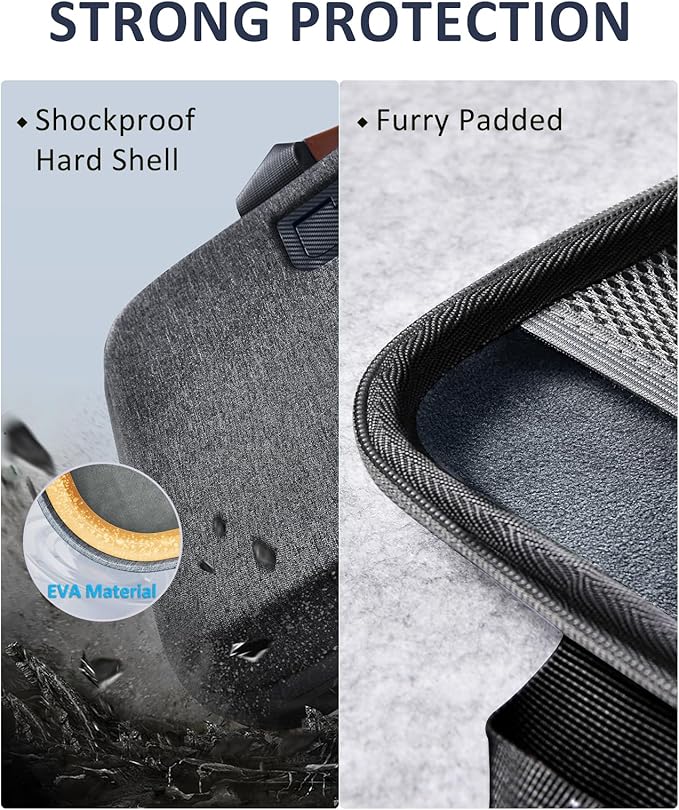 Hard Laptop Case 13 Inch for HP Dell Lenovo ASUS Acer - 2 in 1 Laptop Sleeve & Lap Desk with Stopper and Book Clip, Shockproof Waterproof 14.2 MackBook Pro Case - Black