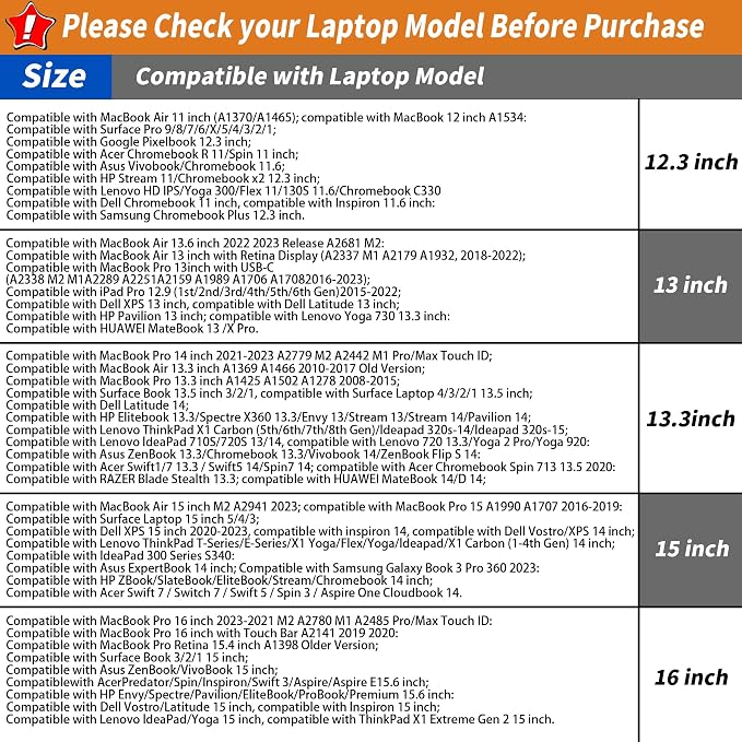 Puffy Quilted Laptop Sleeve with a Removable Shoulder Strap Compatible with MacBook Air 15 inch M2 A2941 2023/Pro 15 A1990 A1707, 15 Surface Laptop 5/4/3,Dell XPS 15,HP Stream 14 inch
