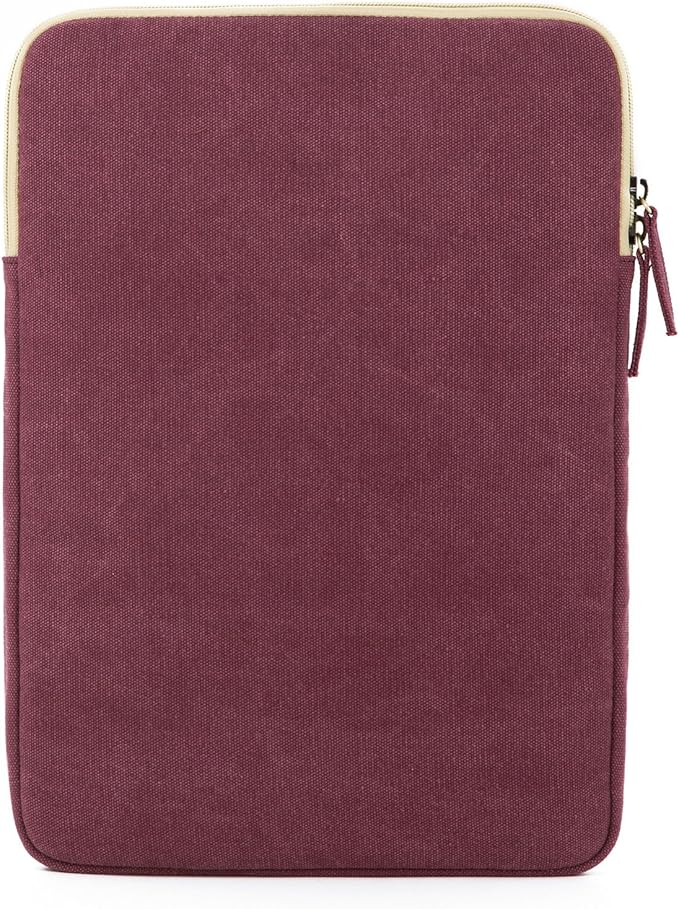 Kinmac 360° Protective Vertical Laptop Sleeve Case Cover Bag (Wine Red, 15.6 inch-16 inch)