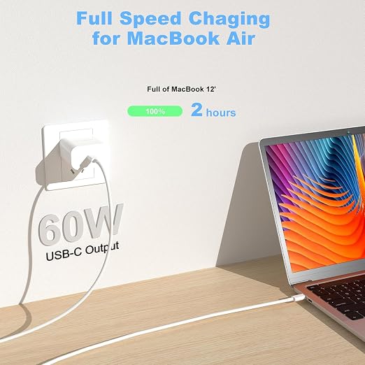 2Pack for Apple USB C to USB C Charging Cable 6ft 60W,Long Type C to C Fast Charger Cord,for iPhone 16 E/17/Air/15/Pro/Plus/Pro Max,for MacBook Pro/Air,for iPad Pro12.9/11in,Air 4/5,Mini 6/7 - Black