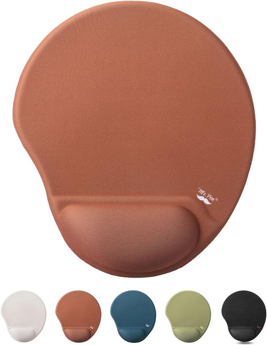 Mr. Pen- Ergonomic Mouse Pad with Wrist Rest, Breathable Fabric with Memory Foam Cushion, Non-Slip Rubber Base, Gel Mouse Pad with Wrist Support