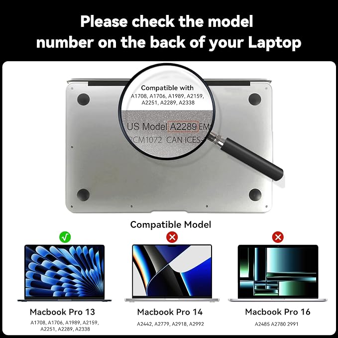 IPROKKO 360° Privacy Screen MacBook Pro 13 inch (2016, 2017, 2018, 2019, 2020, 2021, 2022, M1, M2) & MacBook Air 13" (2018-2021, M1), Matte Anti Glare Blue Light 13.3In Mac Scratch Resistant Laptop Screen Protector Filter
