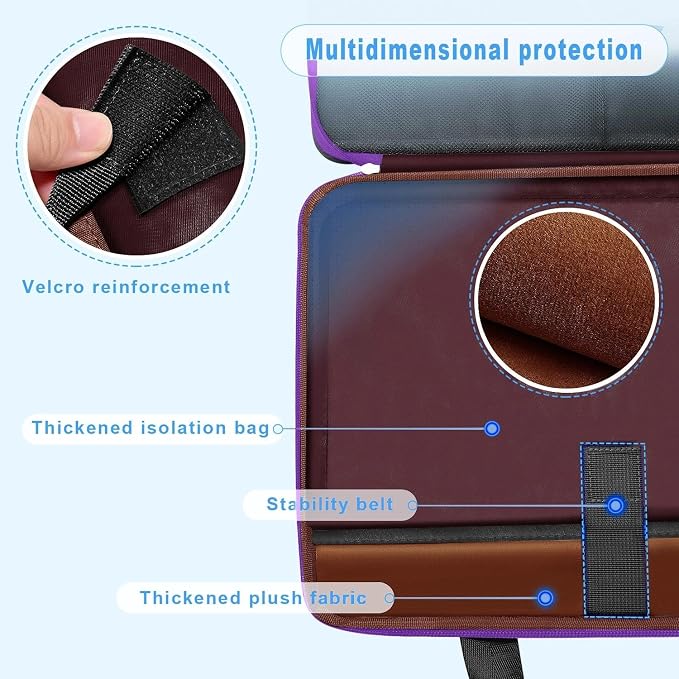 ZINZ Expandable Laptop Case 15.6 Inch Sleeve, Protective Carrying Case Compatible with MacBook Neo 16", MacBook Pro 16"/15.4", Dell XPS 16" and Most 15" 15.6" 16" Notebook，BK01PU01