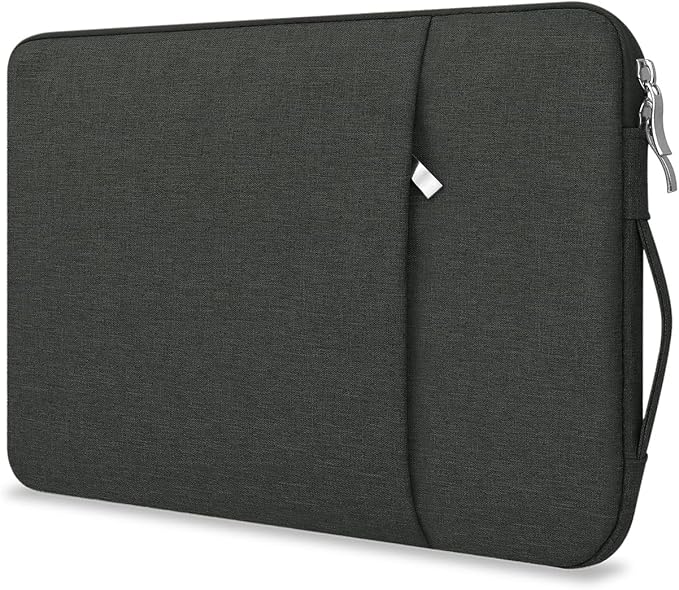 Laptop Sleeve Case for MacBook Neo 13'' with A18 Pro Chip Released in 2026 (Model:A3404) Protective with Handle Travelling Carrying Canvas Bag Accessories for Students Home Office (Black)
