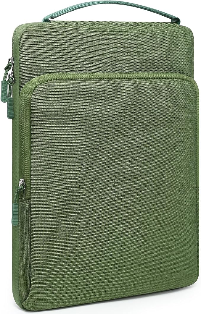 HYZUO 15-16 Inch Laptop Bag Sleeve for MacBook Pro 16 M5 M4 M3 M2 M1 Pro/Max A3428 A3429 2026-2019, 15" Surface Book, Notebook Case for 15" 15.6" Dell HP Lenovo Asus Acer Samsung, Grass Green