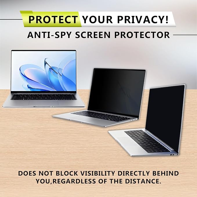 11.6 Inch Laptop Privacy Screen Protector for 16:9 Aspect laptop，11.6" Anti Glare Blue Light Filter Security Shield Compatible with Lenovo Hp Dell Acer Asus Thinkpad Envy Xps with Camera Cover