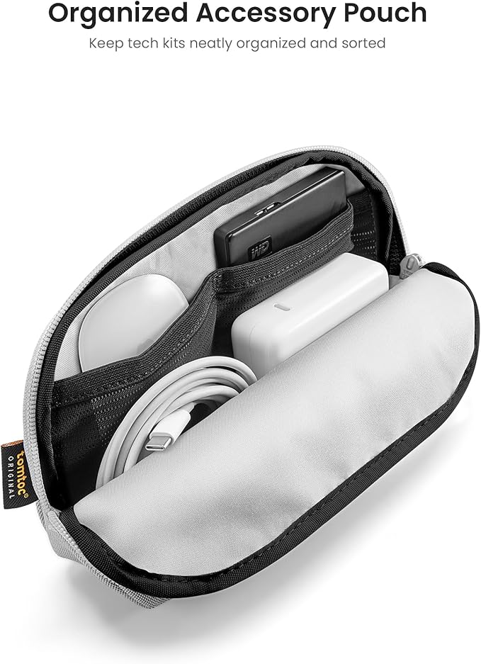 tomtoc 360 Protective Laptop Sleeve Set for 13-inch MacBook Air M5/A3449 (2026) M4/A3240 M3/A3113 M2/A2681 M1/A2337, Water-Resistant Laptop Case with Accessory Bag Fits 13" MacBook Neo A18/MacBook Pro