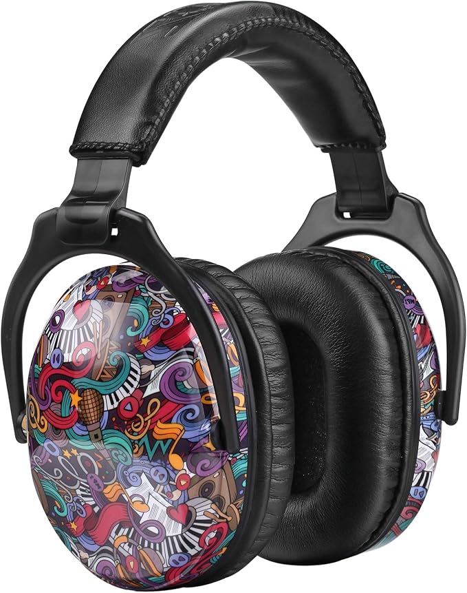 ZOHAN EM030 Kids Ear Protection, Noise Cancelling Headphones Ear Muffs for Autism Sensory, Safety Noise Reduction Hearing Protection for Monster Truck/Concerts/Fireworks/Air Shows