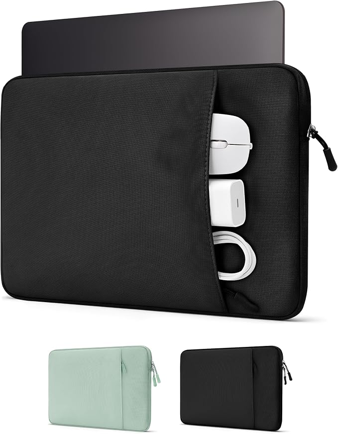 ProCase Laptop Sleeve 16" for MacBook Pro 16 Inch M5M4/M3/M2/M1, Computer Case Also Compatible with 15.6-16" HP Dell ASUS Lenovo Acer Chromebook -Black
