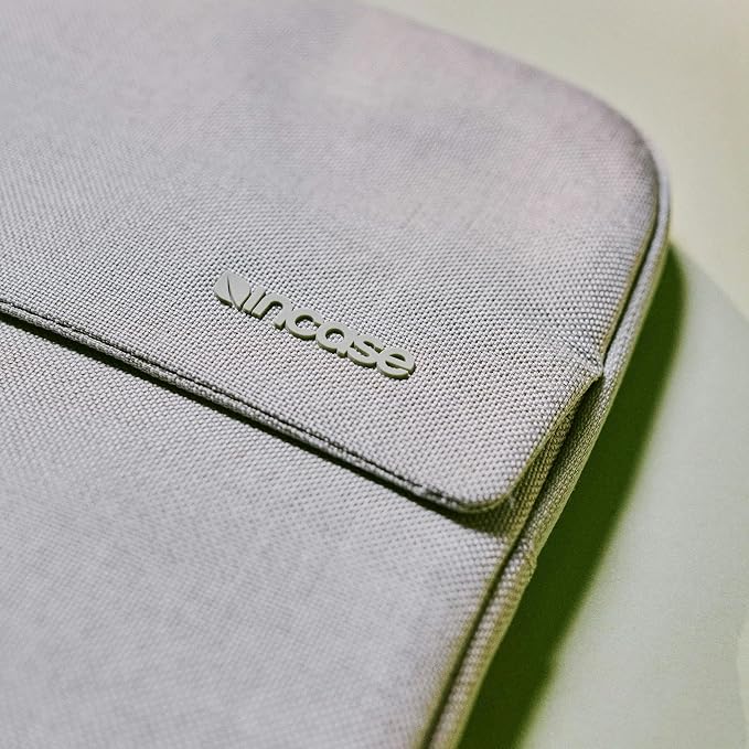 Incase Crosstown Sleeve with Woolenex - 16 Inch Laptop/MacBook Sleeve – Vertical Orientation, Cushioned Protection, Durable Construction, External Slip Pocket - Limestone