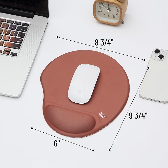 Mr. Pen- Ergonomic Mouse Pad with Wrist Rest, Breathable Fabric with Memory Foam Cushion, Non-Slip Rubber Base, Gel Mouse Pad with Wrist Support