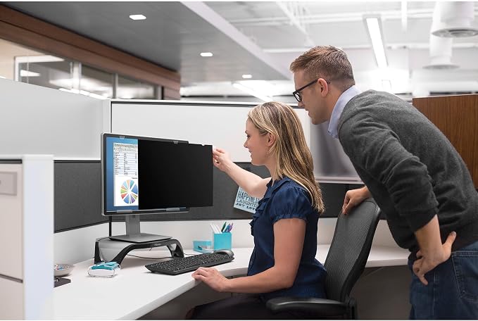 Fellowes PrivaScreen Blackout Privacy Filter, 18.5" Wide, 16:9 Aspect Ratio (4815201)