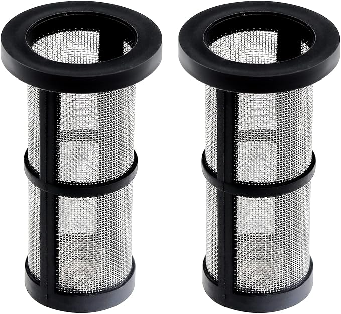 Funmit in-Line Filter Screen 48-222 Replacement for Zodiac Polaris 180, 280, 380, 3900 Model Pool Cleaner in-Line Filter Screen 48-222 (2 Pack)