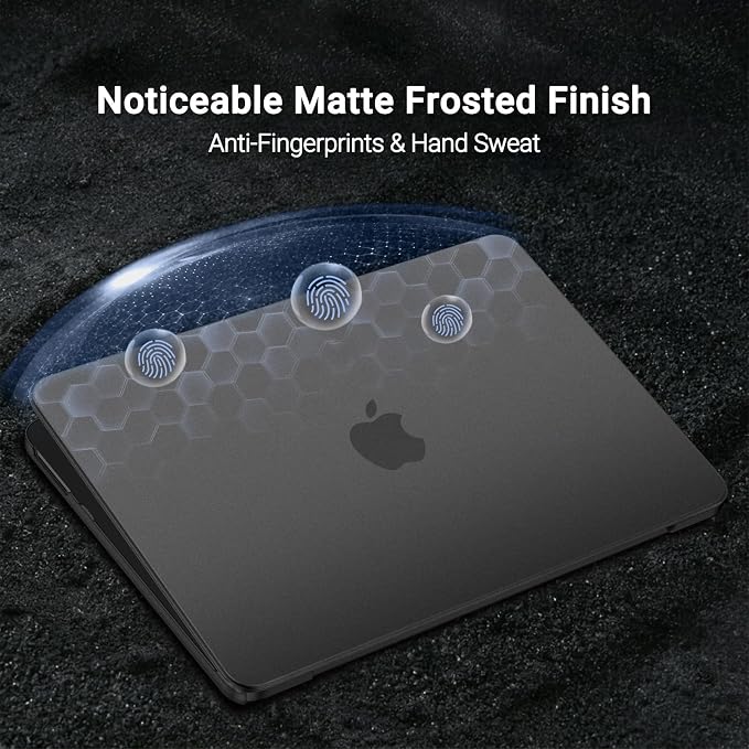 MOSISO Compatible with MacBook Neo Case 13 inch 2026 Release A3404, Seamlessly Closes Scratches & Fingerprints Resistant Hard Shell&Sixteen Grid Puffy Bag&Keyboard Skin&Type C&Screen Film, Black