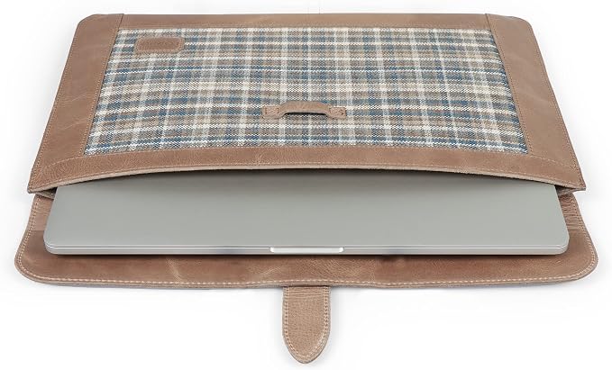 Londo Leather Sleeve Compatible with MacBook Pro 16 & MacBook Pro 15 Inch (M5, M4, M3, M2, M1, Pro, Max), Premium Top Grain Leather Laptop Bag, 2020 to 2026 Models
