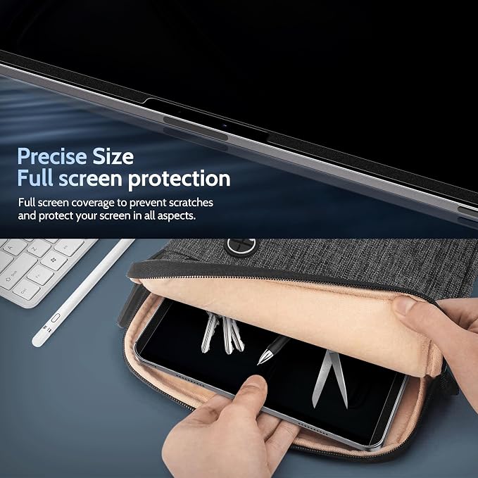 Peslv 4-Way Magnetic Privacy Screen for iPad Air 11 Inch (2024-2026, M2 M3 M4), Removable 360 Spy Private Filter, Anti Blue Light Glare Bubble-Free Easy Install Black Security Protector