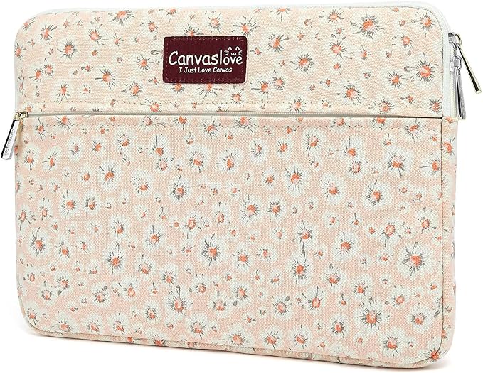 Pink Chrysanthemum Laptop Sleeve Case Bag Cover with Pocket For MacBook Pro 16 and 16 inch HP Lenovo Dell ASUS Acer Notebook Computer