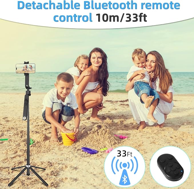 360° Auto Face Tracking Tripod, 70" Facial Recognition Tripod with Gesture Control, Selfie Stick with Multi-Color Temperature Fill Light, Live Broadcast/Video Conferencing/Vlog Artifact