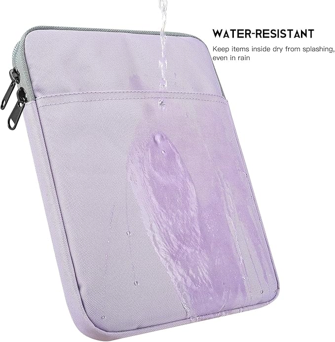 9-11 inch Tablet Sleeve Case for Fire Max 11 Tablet/Kindle Fire HD 10 Plus 10.1", iPad Pro M5 M4 /A16 11-in, iPad Air M2 M3 M4, 10.2 10.5 10.9 iPad Air, Galaxy Tab A9+ Plus, Fit Magic Keyboard -Purple