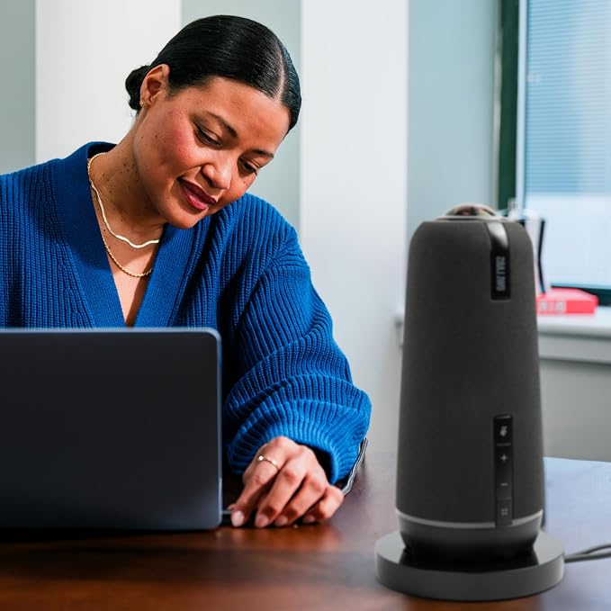 Owl Labs Meeting 4+ Premium Pack - 360 Degree, 4K Smart Video Conference Camera, Microphone, and Speaker (Includes Accessories and Warranty)
