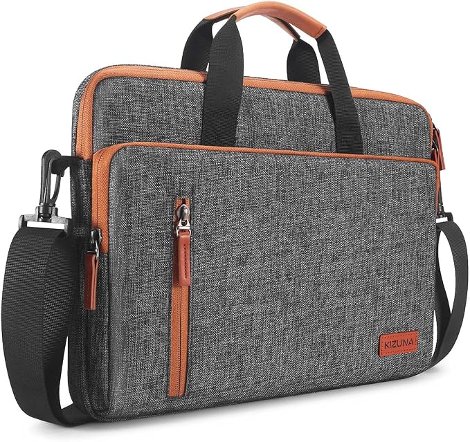 KIZUNA Laptop Case Bag 15.6 Inch Shoulder Water Resistant Handbag For 16" MacBook Pro M1 M2 M3/MacBook Air 15 M2/Lenovo IdeaPad Flex 5i/15 IdeaPad Gaming 3i/Legion Slim 5i Gen 8