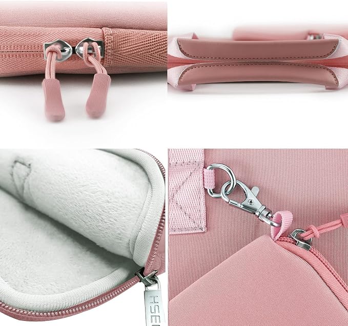 Laptop Sleeve 12.9-13 inch Case with Small Pouch Compatible with MacBook Neo 13, MacBook Air Pro 13 M5/M4/M3/M2/M1, iPad Pro Air 12.9" 13", XPS 13 and Most 12.9-13 inch Notebooks,P02K01