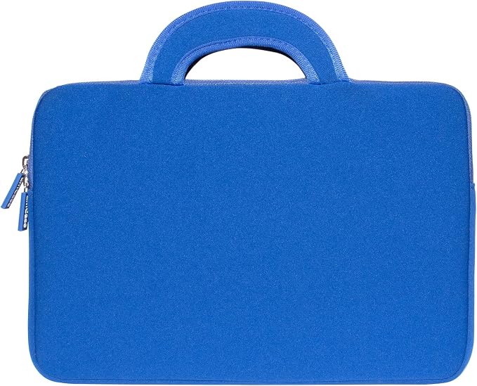 amCase for Chromebook Case-11.6 to 12 inch Neoprene Travel Sleeve with Handle-Blue