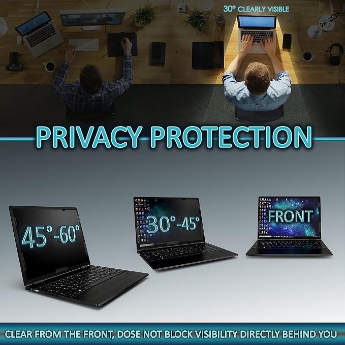 Privacy Screen Filter for 14 Inches Laptop, Anti-Glare and Anti Blue Light Screen Protector
