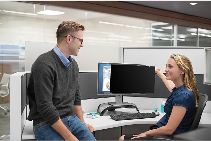 Fellowes PrivaScreen Blackout Privacy Filter, 18.5" Wide, 16:9 Aspect Ratio (4815201)