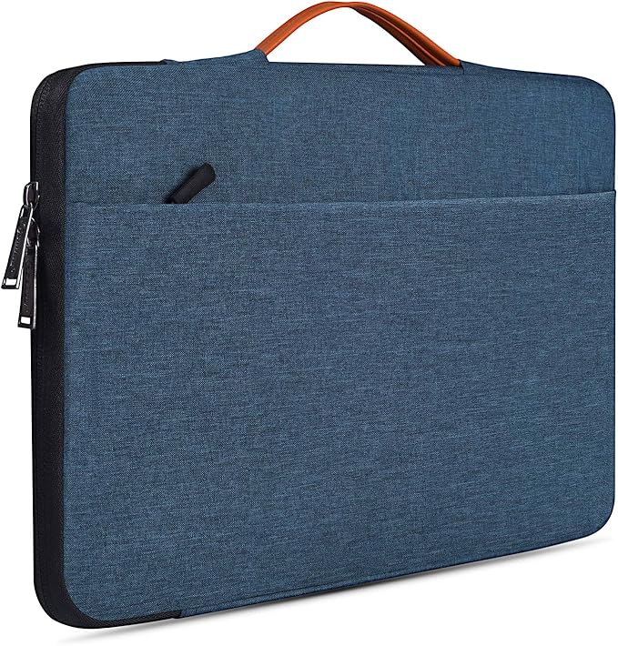 17.3 inch Laptop Briefcase Bag for HP Pavilion 17 Inch, Envy 17, PROBOOK 17, Dell G7 17.3, Dell Inspiron 17, ASUS VivoBook 17, Acer Aspire 17.3-in Computer Sleeve Case, Navy Blue